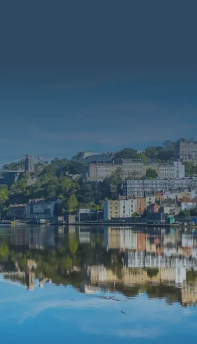Bristol clifton bridge skyline